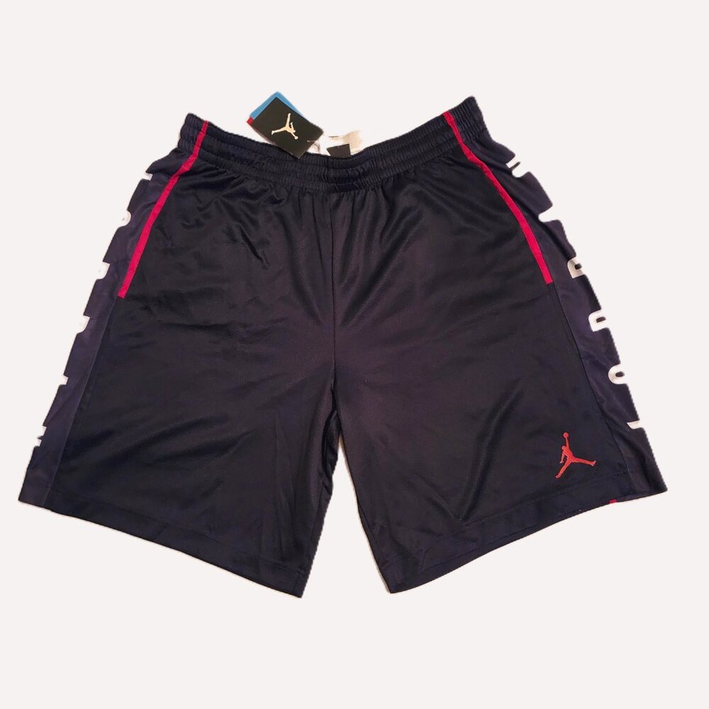Nike Air Jordan Black Men's Shorts Dri Fit Size XXL
